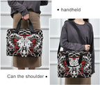Devil Skull Baphomet Satanic Pentagram Laptop Case 15.6 inch Computer Bag Waterproof Laptop Briefcase Laptop Bag for Women & Men