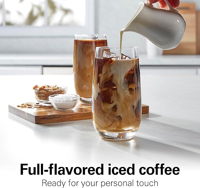 Hamilton Beach 2-Way 12 Cup Programmable Drip Hot and Iced Coffee Maker & Single Serve Coffee Machine, AquaFlow Showerhead, Glass Carafe, Auto Pause and Pour, Black (47500J)