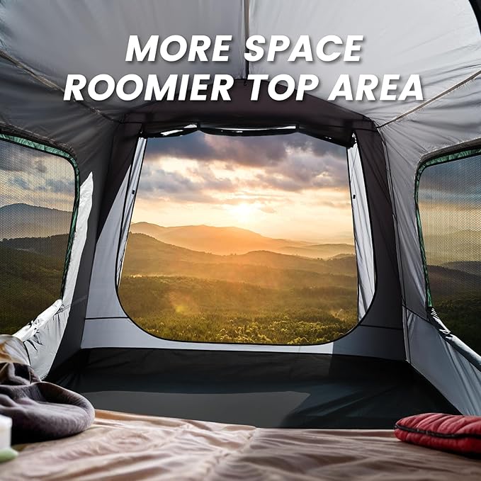 WildFinder SUV Tent, Rectangle Car Tent for Family, Waterproof & Windproof for Car Camping, Large Camping Tents with Storage Bag, SUV, Van, Jeep