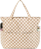 Bluboon Waterproof Beach Tote Pool Bags for Women Ladies Extra Large Carry On Bag With Wet Compartment for Weekender Travel