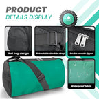 C&F BOGMOST Small Travel Duffel Bag Foldable Waterproof Gym Bag for Gym Beach Swim Bag Men Women Duffle Bag Lightweight Oxford Cloth Sports Bag-Green