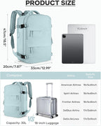 coofay Vacuum Backpack Travel with Pump Vacpack Travel Backpack with Vacuum System Mochila de Viaje Compresion al Vacio Easyvacpack Airbag Backpacks for Traveling Carry on Luggage