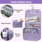 BAGAIL 4 Set/6 Set/8 Set Compression Packing Cubes Travel Accessories Expandable Packing Organizers(HalfMesh,8-Dusty Purple)