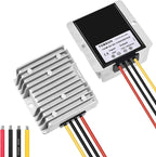Kohree DC 36V/48V Step Down to 12V 20A 240W Converter Regulator Reducer Voltage Regulator Reducer for Golf Cart Waterproof Power Supply Transformer Volt Module