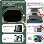 4/6 Person Blackout Camping Tent, Easy Setup Waterproof Family Dome Tent for Camping with Rainfly, Portable Double Layer Large Family Tent for Outdoor Camping&Hiking
