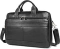 Augus Leather Messenger Bag for Men Vintage Travel Backpack 17 inch laptop Briefcase Shoulder Bags