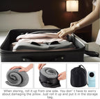 WEERSHUN Travel Pillows for Airplanes,2024 New Travel Pillow,Travel Neck Pillow Airplane Memory Foam Travel Pillow Neck Pillow for Traveling Suitable for Airplanes,Offices and Cars