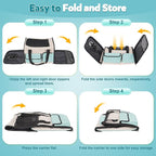 Small Dog Travel Carrier Bag - Soft Sided Pet Travel Carrier for up to 15LBS Small Dogs - Breathable and Comfortable for Car Trip Camping Outdoor Vet Hospital