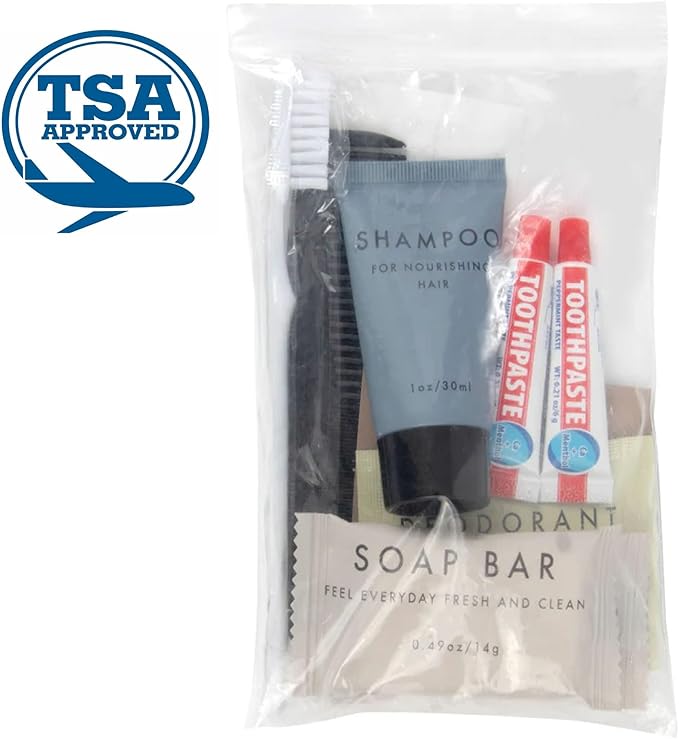 Trail maker (100 Pack) Bulk Homeless Hygiene Kits – 10-Piece Travel Size Toiletry Sets for Homeless Care, Shelters, Emergency Relief & Charity Donations