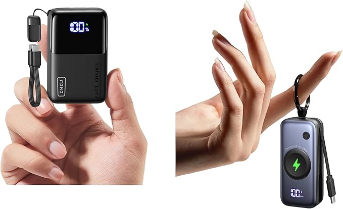 INIU Ultra Small 10000mAh 45W PD Power Bank & 5000mAh 20W PD Power Bank Combo