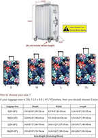 Suitcase Cover, Carry on Luggage Cover Protector - Travel Elastic Spandex Luggage Covers Fits 26 to 28 Inch Flower