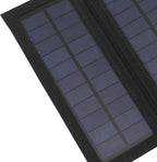 40W 4 Fold Solar Panel Charging Bag Folding Bag Foldable Monocrystalline Solar Panel for Outdoor Cam Hiking Charging Black for Home Use (Black)