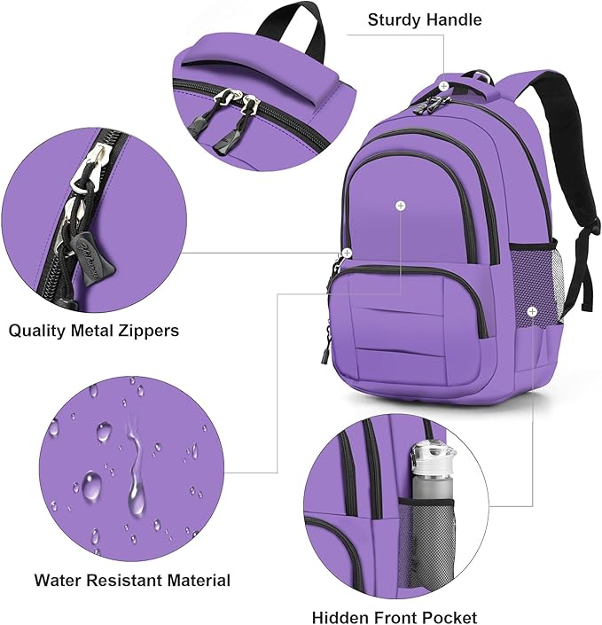 rickyh style Lightweight Elementary Durable Backpack Student Kids Waterproof Backpack