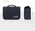 Lcsmaokin Large Capacity Toiletry Bag Travel Bag with Hanging Hook for Men and Women Waterproof Travel Cosmetic Bag Bathroom Storage Bag for Brushes Set,Full-Sized Shampoo,Toiletries,Accessories-Black