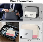 MATEIN Tech Organizer Travel Case 2 Pack for Couple, Water Resistant Charging Cord Organizer for Travel Accessories, Portable Electronics Bag for Purse, Cable, Phone & Slim Mouse, Gifts for Work