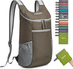 G4Free Lightweight Packable Hiking Backpack for Men Women Small Hiking Daypacks Foldable Shoulder Pack Casual Outdoor Bag 11L