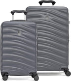 Travelpro Maxlite Air V2 Hardside Expandable Luggage, 8 Spinner Wheels, Lightweight Hard Shell, TSA lock, Shadow Grey, 2-Piece Set (20/25)