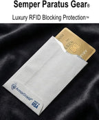 RFID Blocking Sleeves Credit Card Protector 100% MADE IN USA - Anti-theft for Travel wallet, purse. ArmorShield Your Identity (5PAK)