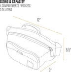 Carhartt Classic Adjustable Sling Bag, Durable, 600-Denier Water Resistant Hip Pack