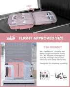 LOVEVOOK 40L Travel Backpack for Women & Men, Airline Approved Carry On Luggage with 3 Packing Cubes, TSA Overnight Bags, Waterproof Personal Item Bag, Weekender Essentials Backpacks fits 17" Laptop