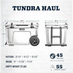 YETI Tundra Haul Portable Wheeled Cooler