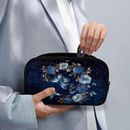 Floral Moon Butterfly Print Electronics Organizer, Travel Cable Organizer Bag, Portable Cord & Charger Storage, Compact Tech Bag & Case