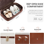 LOVEVOOK Weekender Bag, Large Travel Duffel Bag for Women with 2 Packing Cubes, Carry on Overnight Bag with Shoe Compartment, Mom Hospital Bags for Labor and Delivery