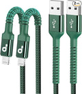 iPhone Charger Cable 2Pack 10FT, [Apple MFi Certified] Lightning Cable, iPhone Fast Charging Cord Extra Durable USB A to Lightning Cable Compatible with iPhone 14 13 12 11 Pro Max and More (Green)