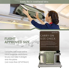 LOVEVOOK Carry On Luggage 22x14x9 Airline Approved,20 Inch Carry-on Suitcase for Women,Softside Suitcases with Wheels,Rolling Checked Luggage with TSA Lock,Lightweight Travel