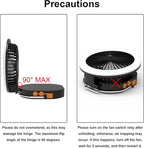 iodoo Camping Fan Light with Remote and Portable Carrying Bag - 12000mAh Rechargeable Battery, 24H Run Time, 2000LM, 3 Light Modes & Stepless Dimming, Ultra - Quiet Table Fan Baby Fan