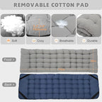 ABORON Camping Cot for Adult 28" Extra Wide, Heavy-Duty 1200D Oxford Cot for Sleeping, Portable Folding Camp Bed with Mat & Carry Bag