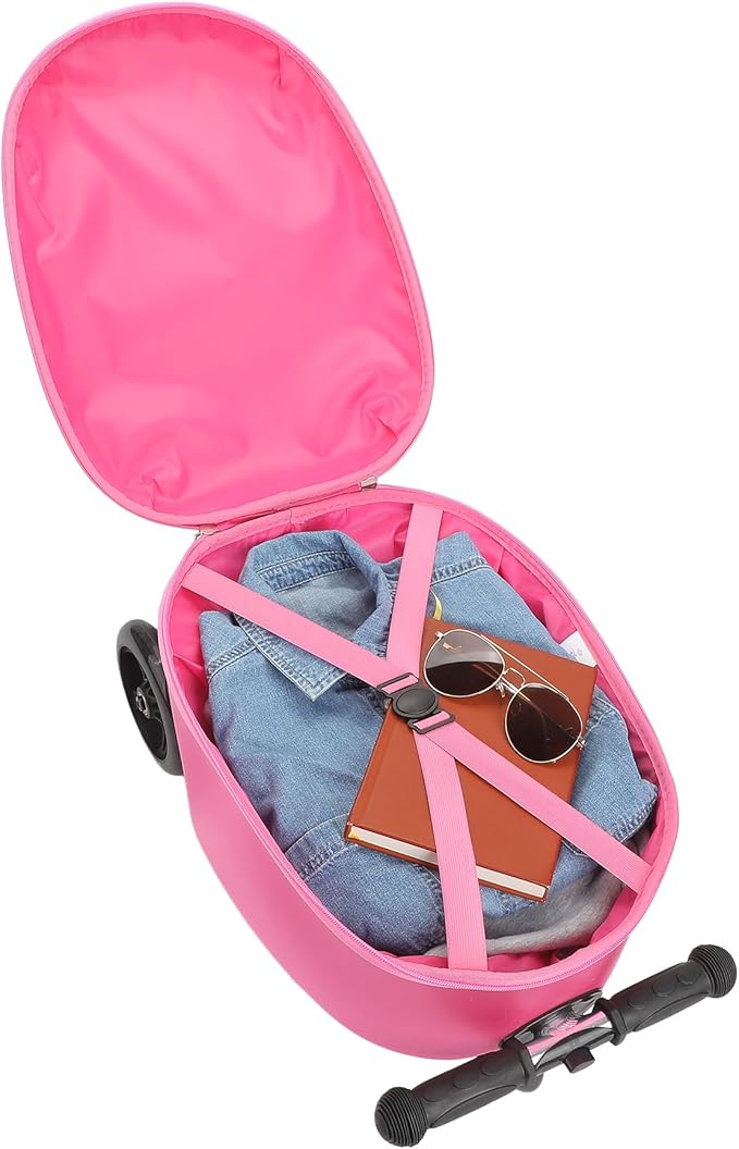 Disney Princesses Kids' 2-in-1 Suitcase (18") and Scooter Luggage
