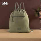 Lee Drawstring Backpack Bag Lightweight Small Gym Swim Beach Bag Water Resistant Sports Sackpack for Men Women, LEE48-002GN