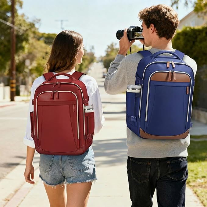 TILYMOL Travel Backpack for Women - 15.6 inch Laptop Backpack Airplane Flight Approved, Large Carry On Anti-theft Bag for Travel Work Business Weekender