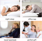 LERSVICVIL 4 Pack Eye Mask for Sleeping Silky Soft Satin Blindfold Adjustable Strap Night Eye Cover for Women Men