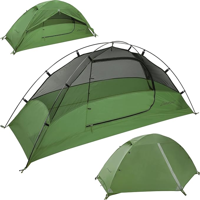 Clostnature Lightweight Tent for Backpacking - 1/2/3/4 Person Ultralight Backpacking Tent, Waterproof Easy Setup Camping Tent, Hiking Tent for Outdoor, Hiking and Mountaineering