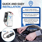 REWIRE SECURITY Geo Track Mini 4G GPS Tracker for Vehicles – Real-Time Vehicle Tracking Device for Car, Van, Motorhome | Easy Battery Install | Live App Tracking | 4G Fleet Tracking | Free Trial