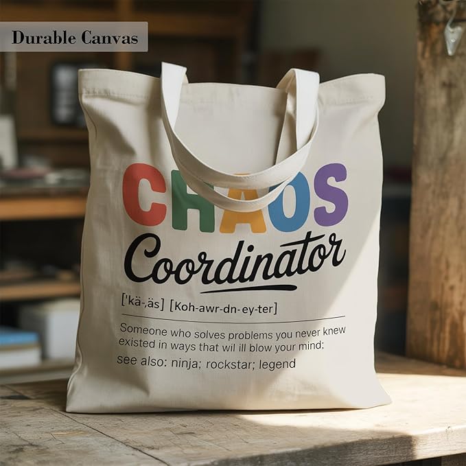 Aesthetic Canvas Tote Bag, Cute Reusable Bags for Women with Inner Pocket