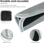 Luggage Handle Wraps -Suitcase Handle Wraps Travel Bag Handle Covers Suitcase Identifier Luggage Makers Covers(3Pcs-Grey)