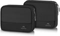 MATEIN Charging Cord Organizer Case 2 Pack, Water Resistant Electronics Bag for Tech Accessories, Portable Flat Cable Organizer Travel for Adapter, Slim Mouse & USB Flash Drive, Tech Gifts