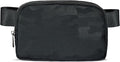 YOSHUYUKI Fanny Pack Crossbody Bag Trendy Waterproof Small Sling Cross Body Purse for Women Men Fashion Waist Packs Mini Belt Bag Pouch Chest Bum Bag Lulu Dupes for Travel Vacation Running Black Camo