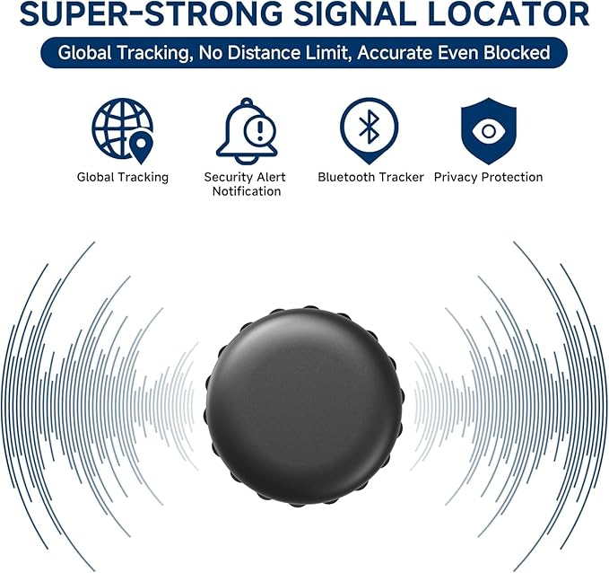 Mini GPS Tracker for Vehicles No Monthly Fee,GPS Car Tracker,Strong Magnetic Car Vehicle Tracking Anti-Lost,Real Time Car GPS Tracker Work with iOS and Android Tracker Device for Vehicles