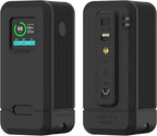 Silicone Case for Anker Prime Power Bank 20,000mAh 200W 1/4-inch nut Hole, TF/SM Card Storage Reserved Only Compatible with Anker 200W Prime Power Bank Protective Cover Dustproof Soft (Black)