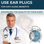 Peace&Quiet PQ Wax Ear Plugs for Sleeping, Swimming - 54 Noise Cancelling Silicone Gel Wax Earplugs, Ear Protection for Sleep and Swim, Soft Pillows with Sound Blocking Level 32Db, (54 Pillows)