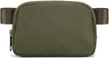 YOSHUYUKI Cross Body Fanny Packs for Women Men Fashion Waist Bag Pouch Nylon Small Travel Crossbody Bags Mini Purse Everywhere Belt Bag Bum Bag with Adjustable Strap for Running Hiking Dim Olive