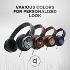 ARTIX Over Ear Headphones Wired with Microphone and Volume Control, Foldable Noise Isolating Headset with Deep Bass for School, Laptop, Computer, Chromebook, Tablet, Travel (3.5mm Jack)