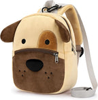 mibasies Toddler Backpacks for Girls 2-4: Plush Backpack -3D Animal Cartoon Mini Travel Bag -10 inch Toddler Backpack Leash