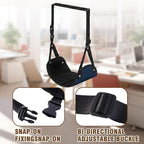Portable Airplane Foot Hammock,Ergonomic Travel Foot Rest for Long Flights,Must-Have Airplane Travel Essentials