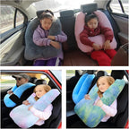 FHSGGP Travel Pillow Car Pillow Kid Car Sleeping The Sleeping Aid for Adults and Kids on Road Trips Kids Travel Pillow Colorful Blue