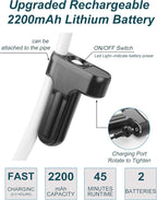 innhom Portable Shower Camping Shower Outdoor Camp Shower Pump, Electric Rechargeable Portable Camping Shower, Powered by Rechargeable Battery